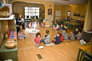 Children learning at Leitrim Montessori Preschool, a top daycare in Findlay Creek.